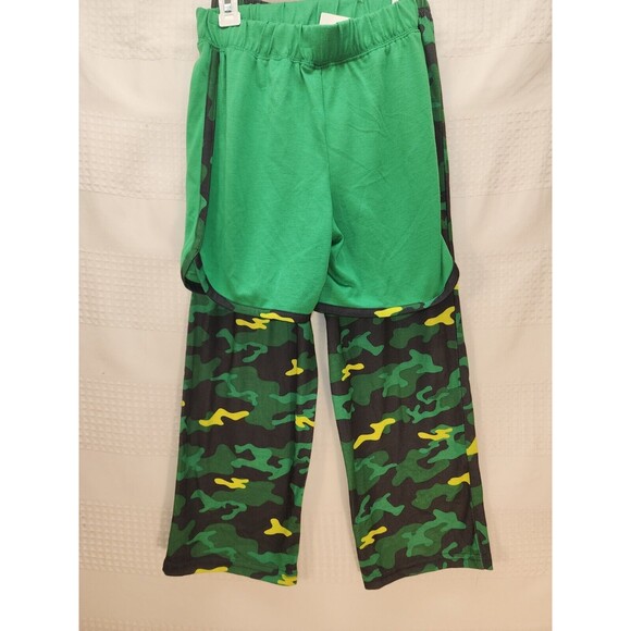 Cuddl Duds Pajama Set Boys Size 6/7 Camouflage Shorts Pants Set - Picture 1 of 5